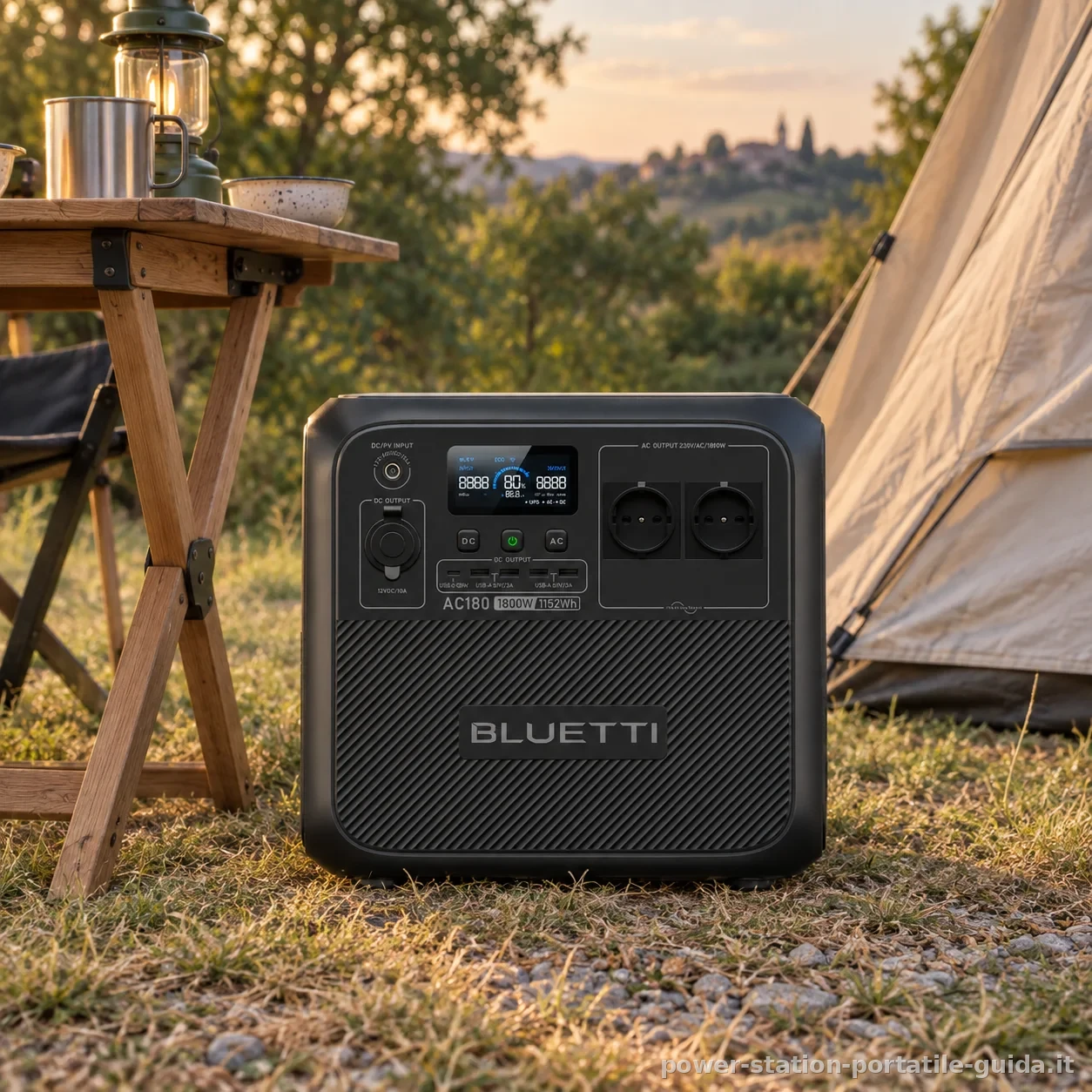 BLUETTI AC180, ridimensionamento