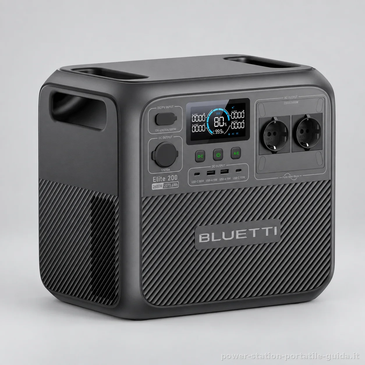 BLUETTI Elite 200 V2, foto del prodotto in studio