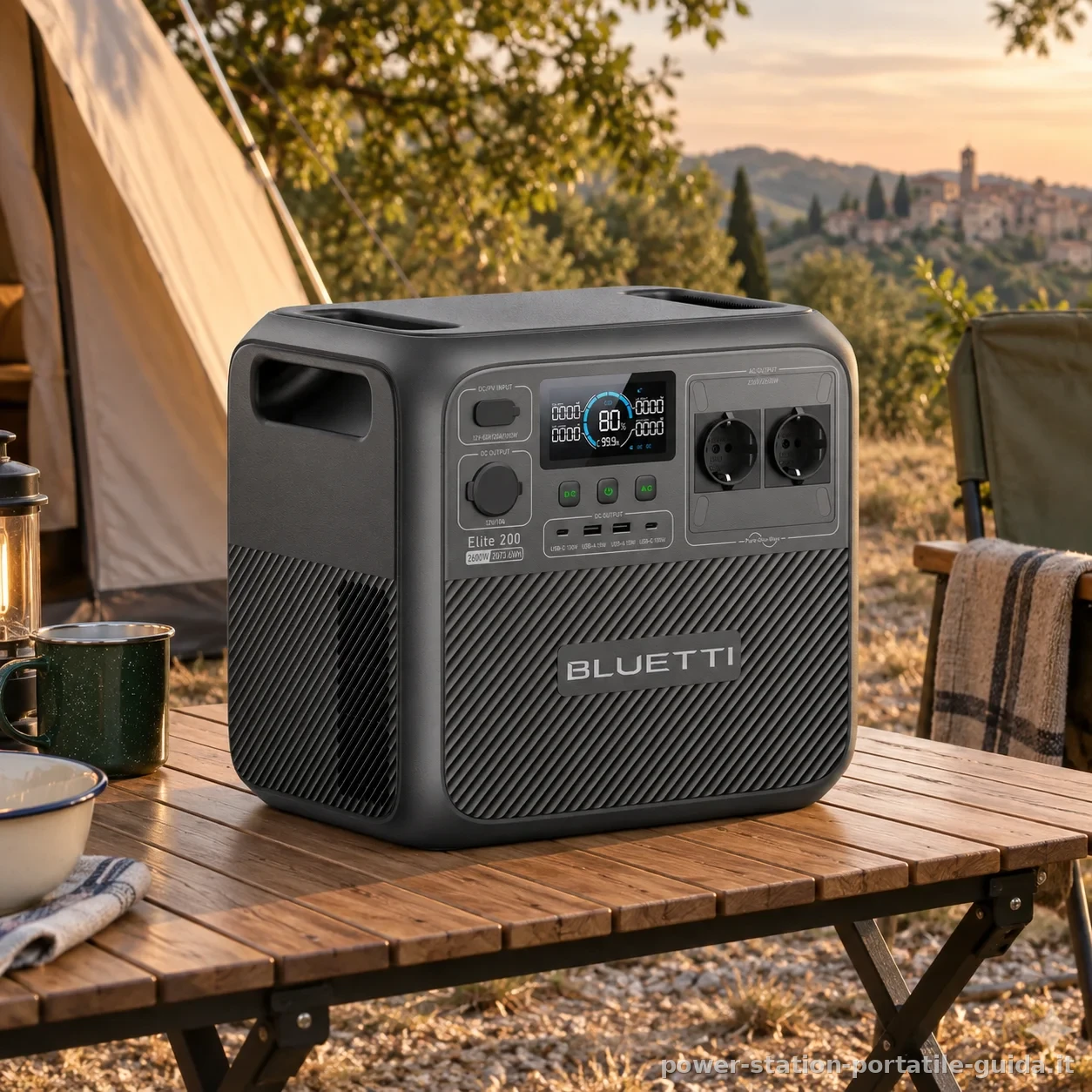 BLUETTI Elite 200 V2, in un contesto d’uso