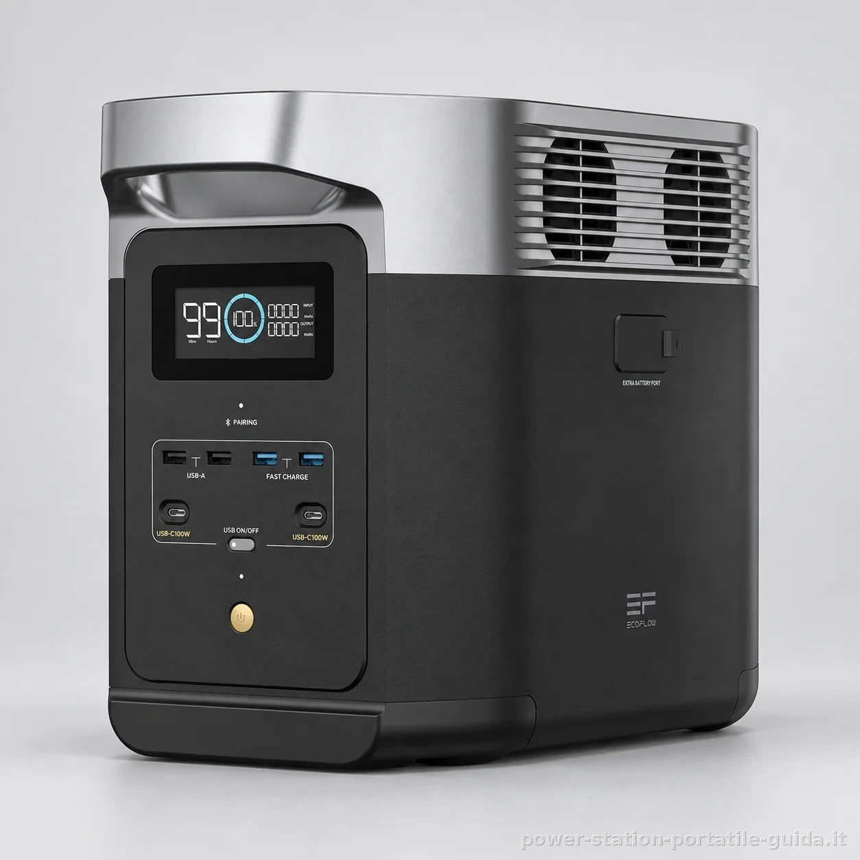 EcoFlow DELTA 2, foto del prodotto in studio